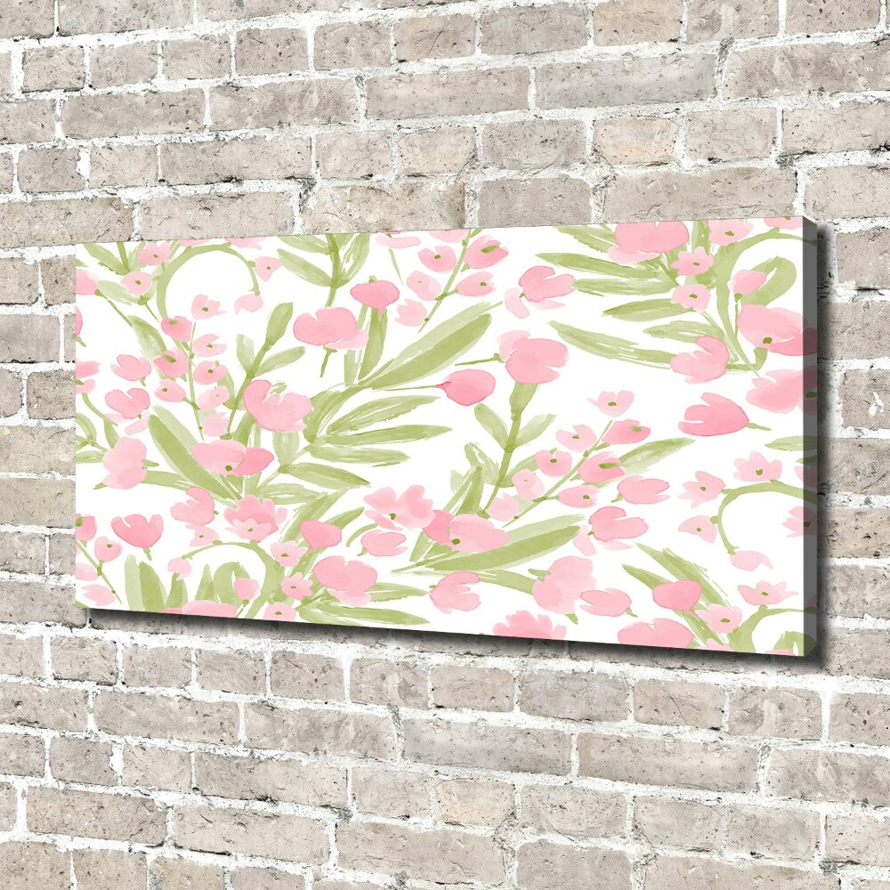 Canvas wall art Floral pattern