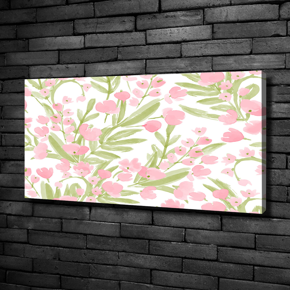 Canvas wall art Floral pattern