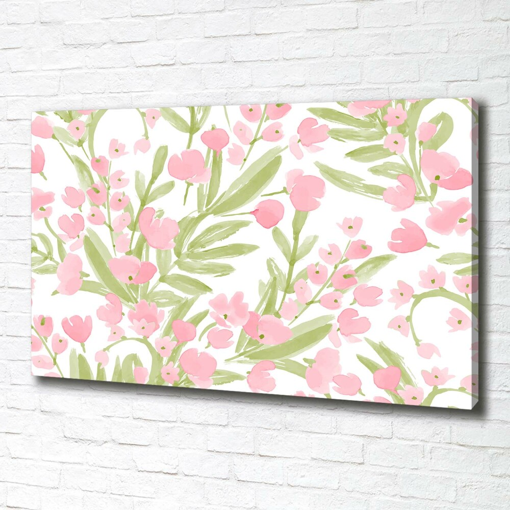 Canvas wall art Floral pattern