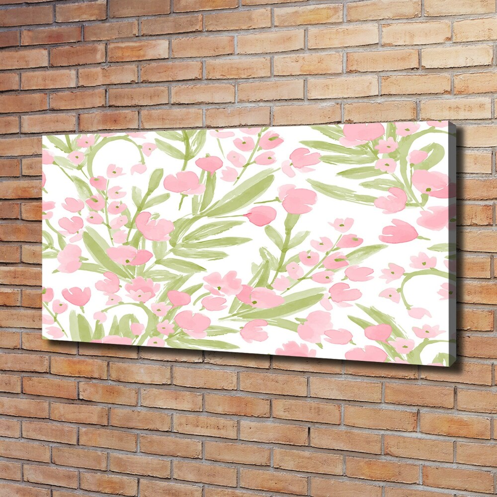 Canvas wall art Floral pattern