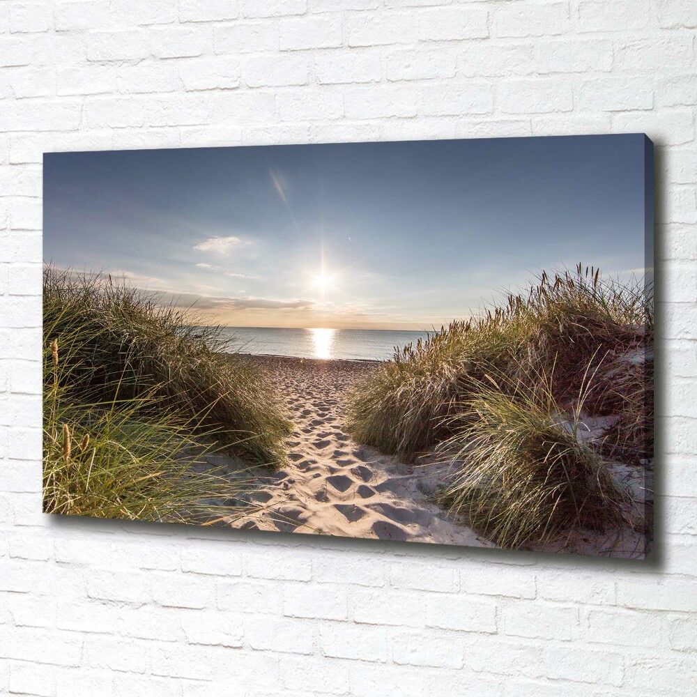 Canvas wall art Coastal dunes