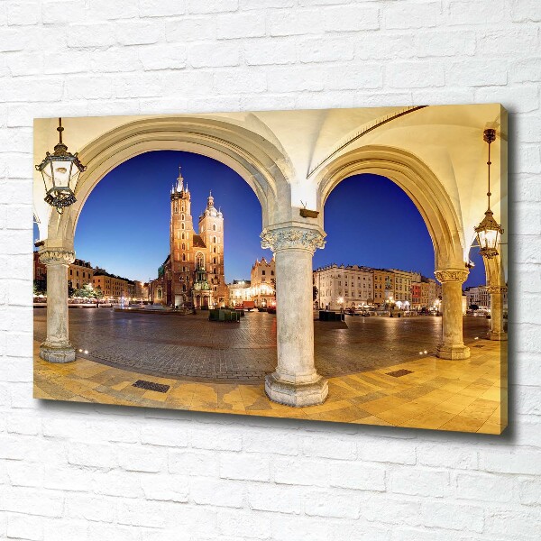 Canvas wall art Cracow Poland