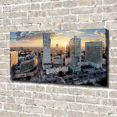 Canvas wall art Warsaw Poland