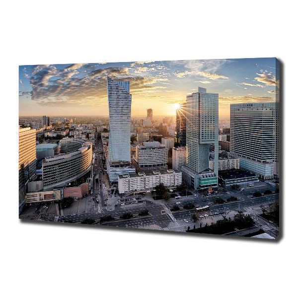 Canvas wall art Warsaw Poland