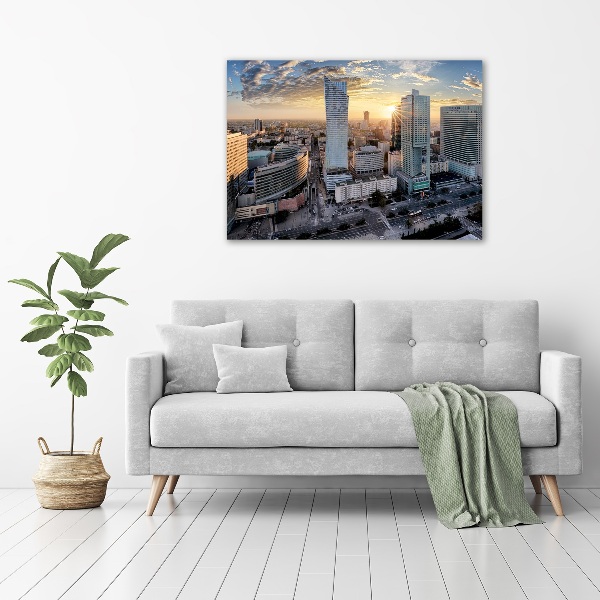 Canvas wall art Warsaw Poland