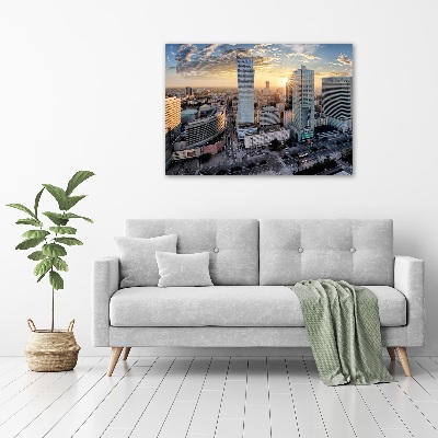 Canvas wall art Warsaw Poland