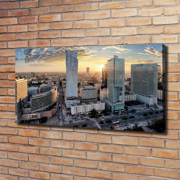 Canvas wall art Warsaw Poland