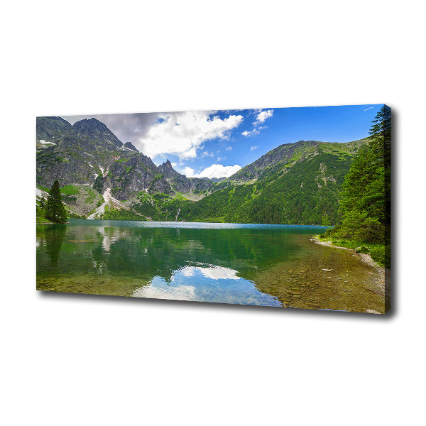 Canvas wall art Morskie Oko Tatry