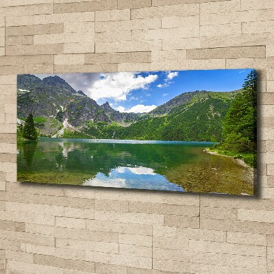 Canvas wall art Morskie Oko Tatry