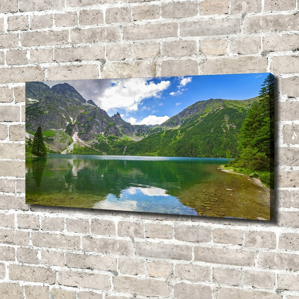 Canvas wall art Morskie Oko Tatry