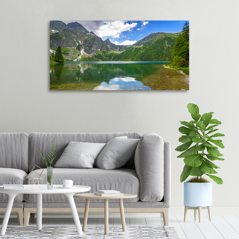 Canvas wall art Morskie Oko Tatry