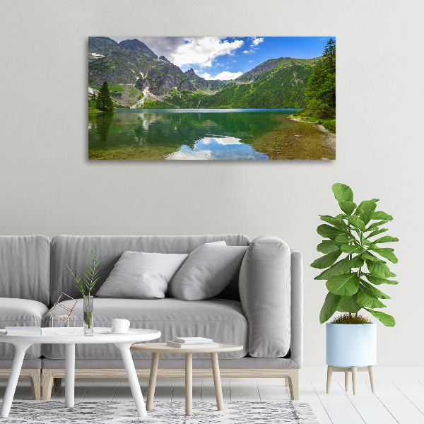 Canvas wall art Morskie Oko Tatry