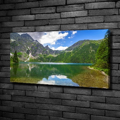 Canvas wall art Morskie Oko Tatry