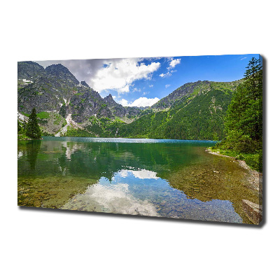 Canvas wall art Morskie Oko Tatry