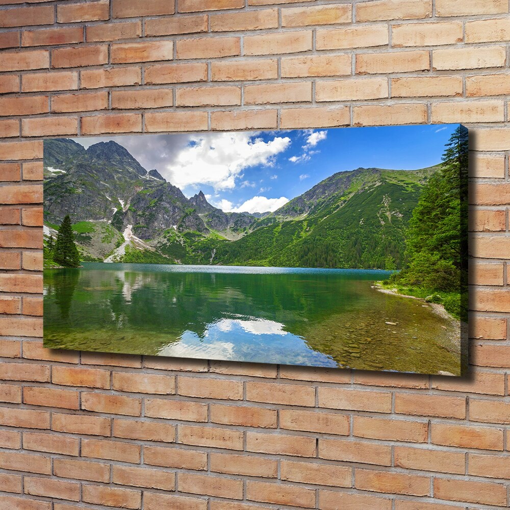 Canvas wall art Morskie Oko Tatry