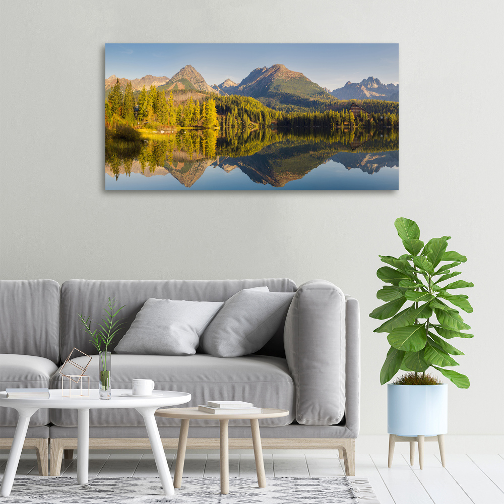 Canvas wall art Panorama of the Tatra Mountains