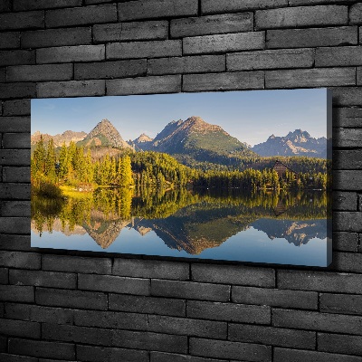 Canvas wall art Panorama of the Tatra Mountains