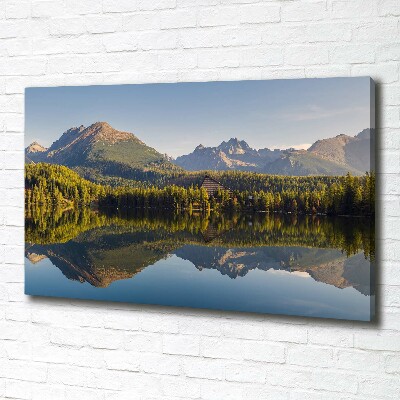 Canvas wall art Panorama of the Tatra Mountains