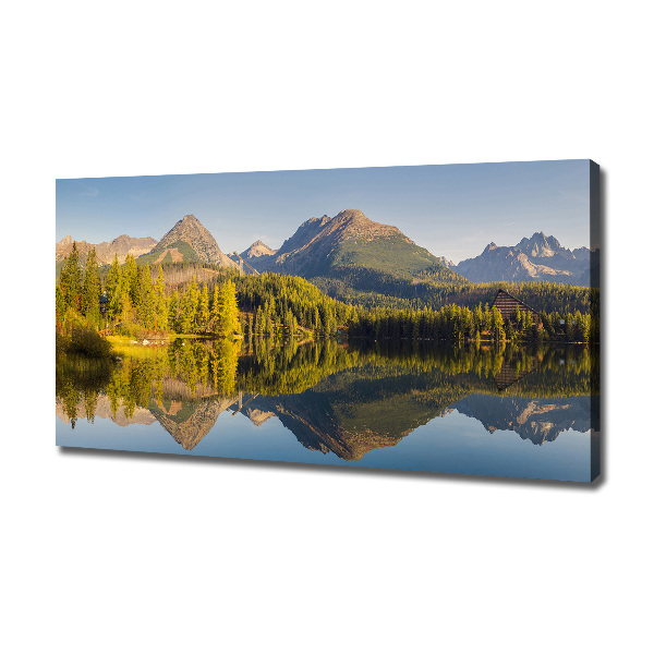 Canvas wall art Panorama of the Tatra Mountains