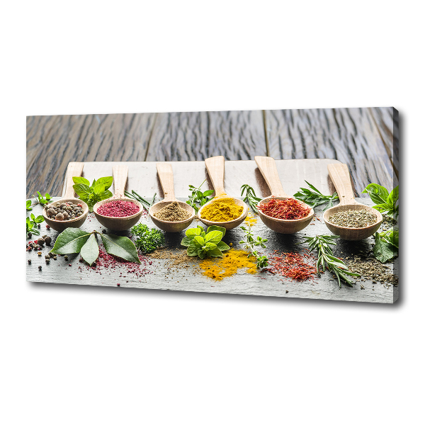 Canvas wall art Colorful spices