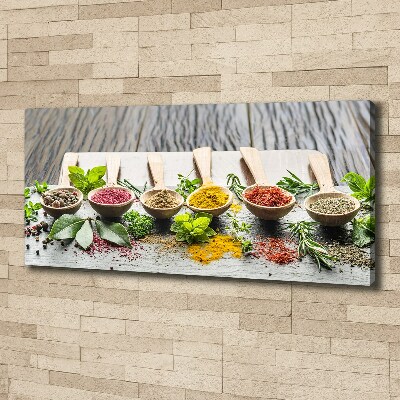 Canvas wall art Colorful spices