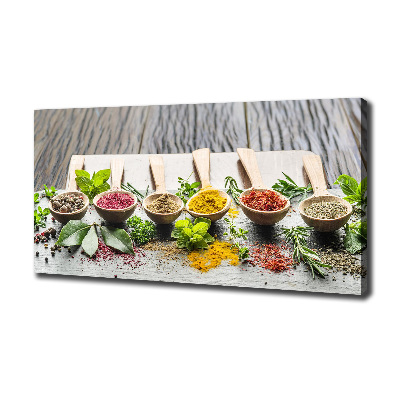 Canvas wall art Colorful spices