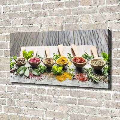 Canvas wall art Colorful spices