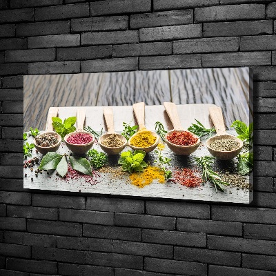 Canvas wall art Colorful spices