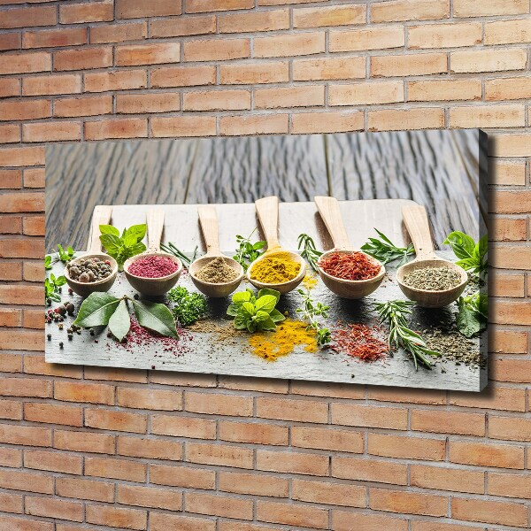 Canvas wall art Colorful spices