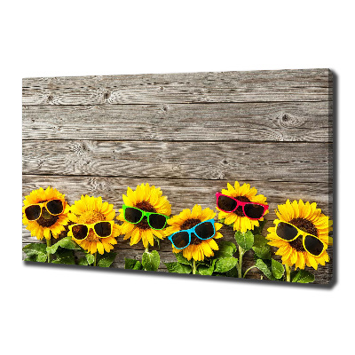 Canvas wall art Sunflowers