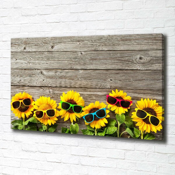 Canvas wall art Sunflowers