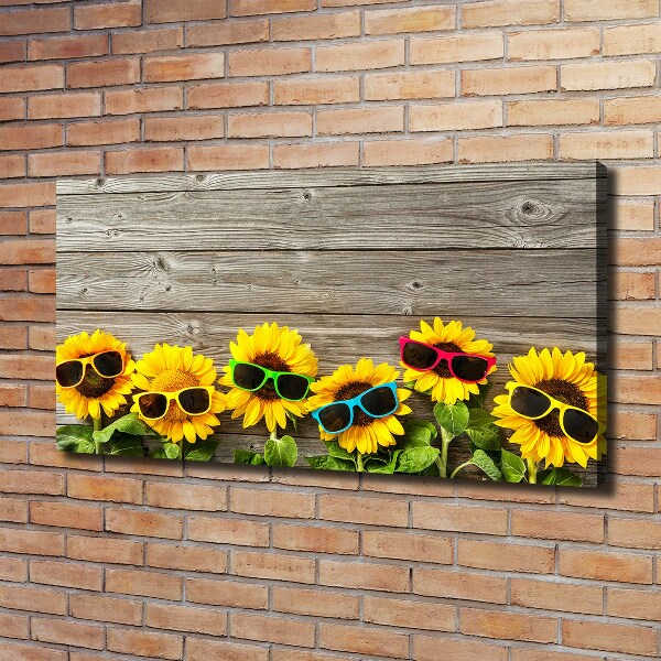 Canvas wall art Sunflowers