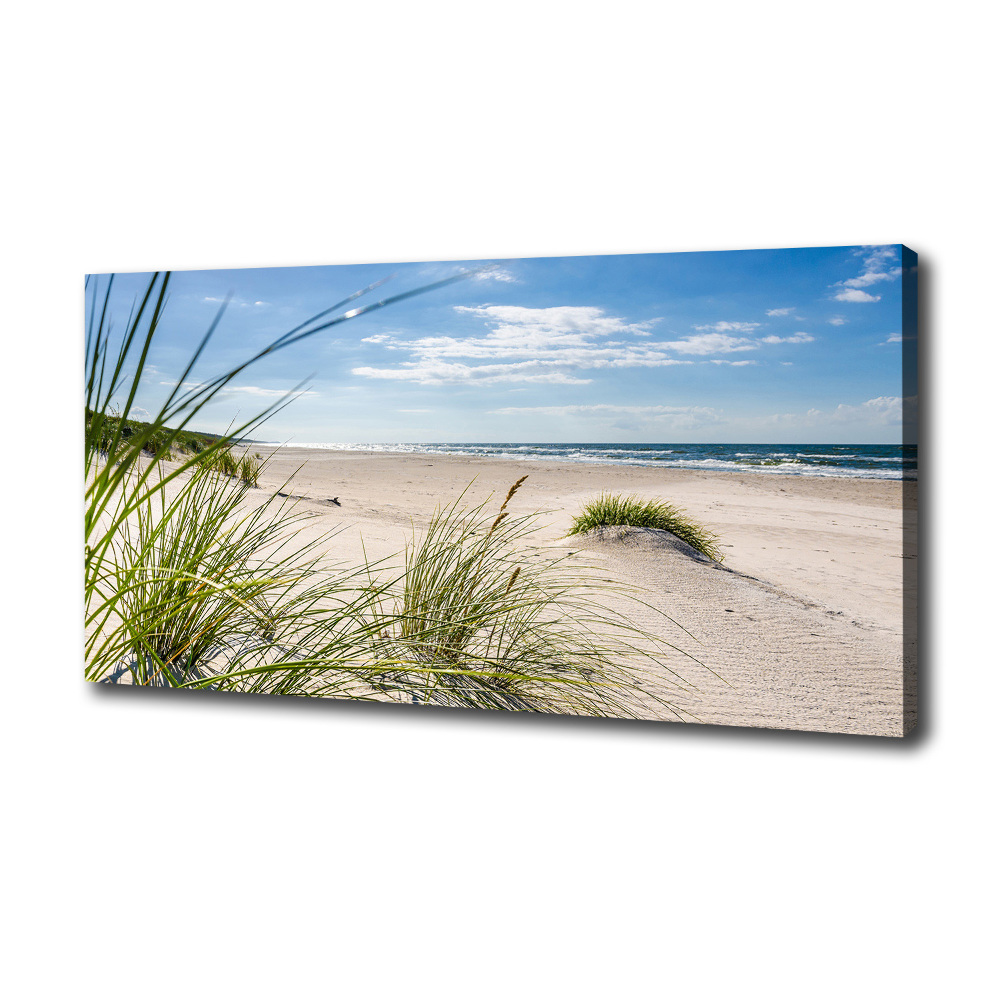 Canvas wall art Mrzeżyno beach