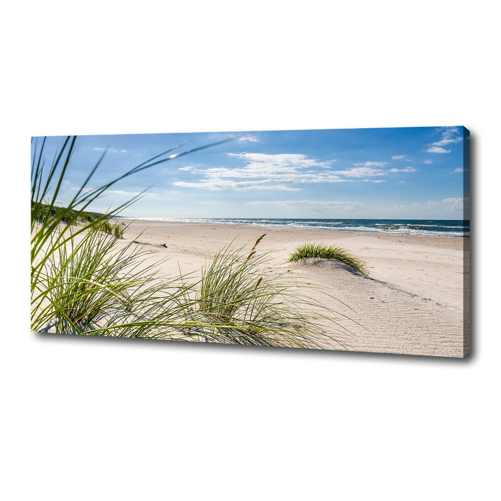 Canvas wall art Mrzeżyno beach