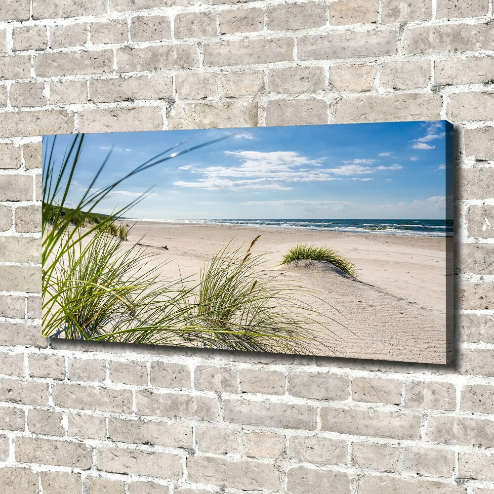 Canvas wall art Mrzeżyno beach