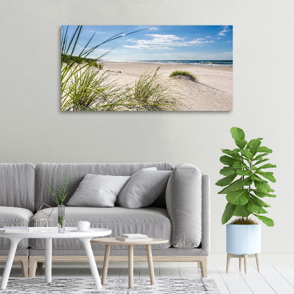 Canvas wall art Mrzeżyno beach