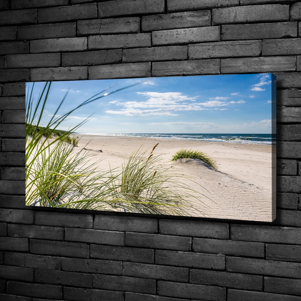 Canvas wall art Mrzeżyno beach