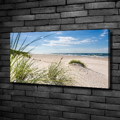 Canvas wall art Mrzeżyno beach