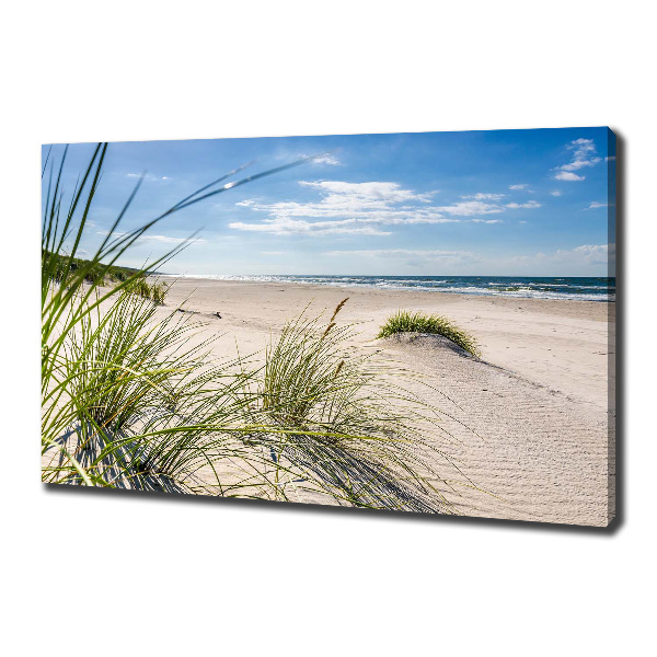 Canvas wall art Mrzeżyno beach