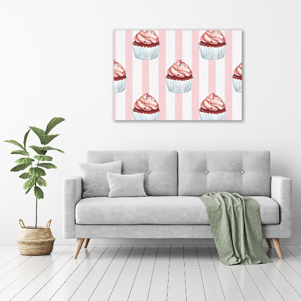 Canvas wall art Cupcakes