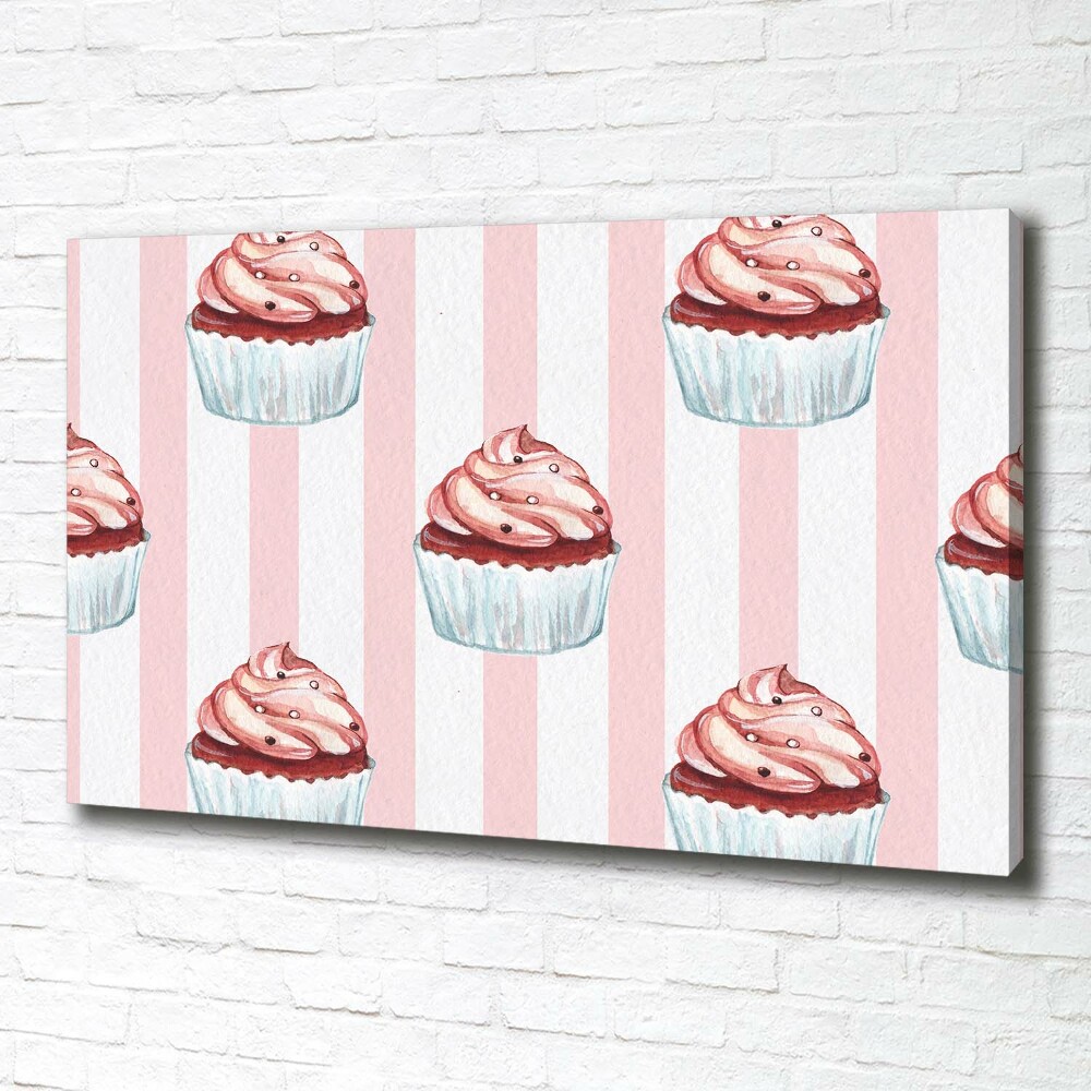 Canvas wall art Cupcakes