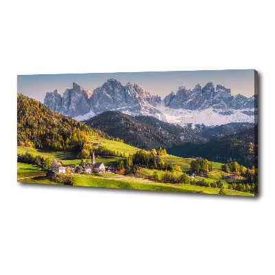 Canvas wall art Panorama of the mountain