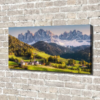 Canvas wall art Panorama of the mountain