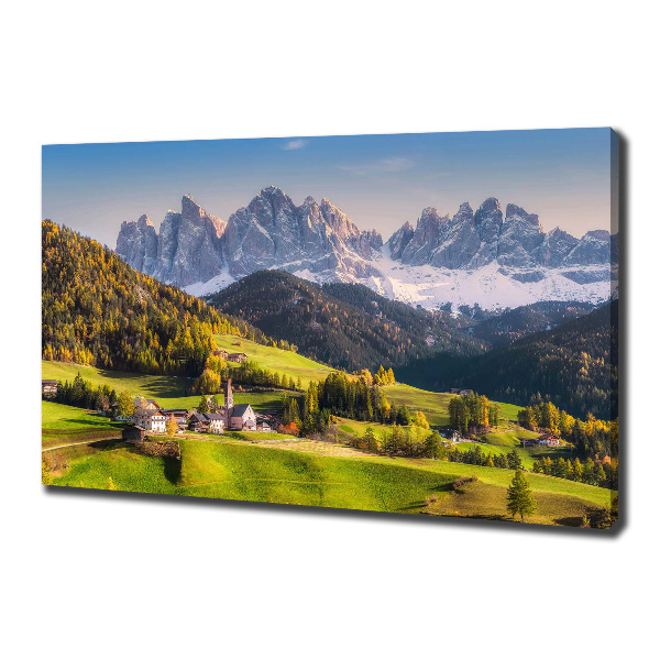 Canvas wall art Panorama of the mountain