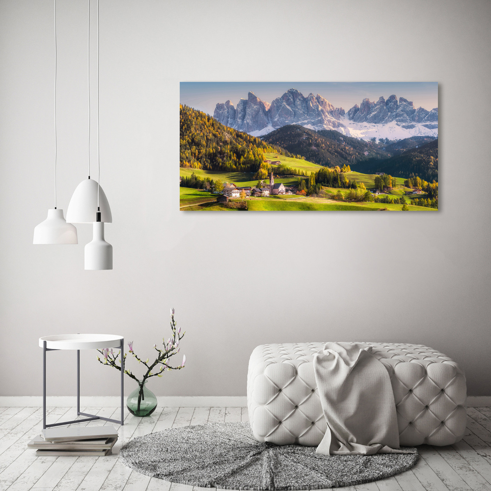 Canvas wall art Panorama of the mountain