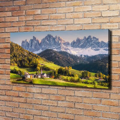 Canvas wall art Panorama of the mountain