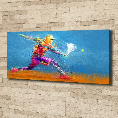 Canvas wall art Tennis player