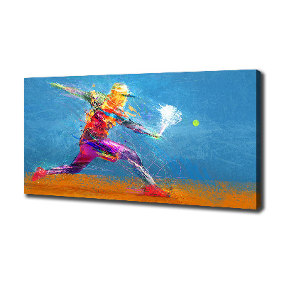 Canvas wall art Tennis player