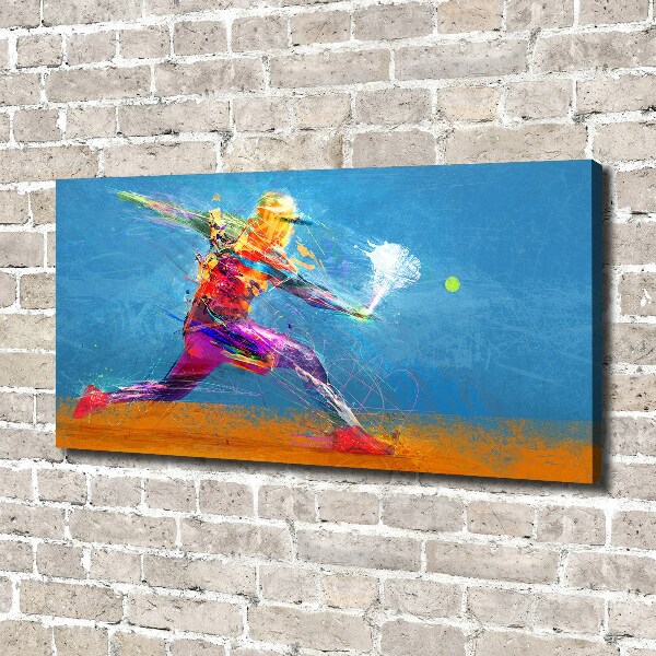 Canvas wall art Tennis player