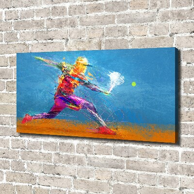 Canvas wall art Tennis player